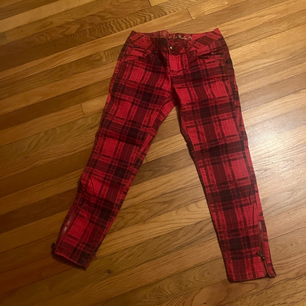 Born to rule plaid pants